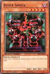 Byser Shock - Speed Duel Decks: Twisted Nightmares (SS05) #SS05-ENB12 - Common / Short Print YuGiOh Trading Card