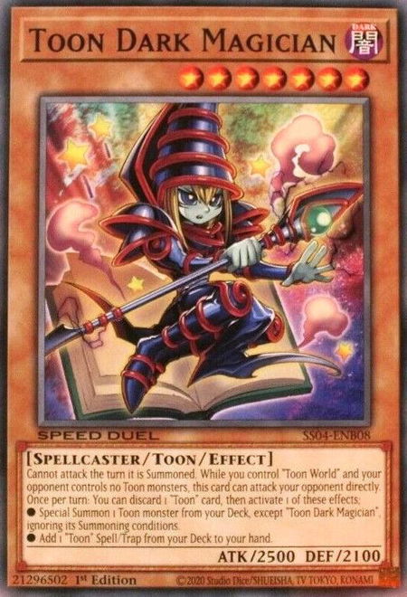 Toon Dark Magician - Speed Duel Decks: Match of the Millennium YuGiOh trading card