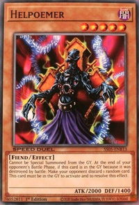 Helpoemer - Speed Duel Decks: Twisted Nightmares (SS05) #SS05-ENB13 - Common / Short Print YuGiOh Trading Card