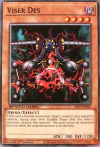 Viser Des - Speed Duel Decks: Twisted Nightmares (SS05) #SS05-ENB16 - Common / Short Print YuGiOh Trading Card