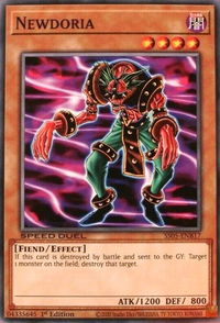 Newdoria - Speed Duel Decks: Twisted Nightmares (SS05) #SS05-ENB17 - Common / Short Print YuGiOh Trading Card