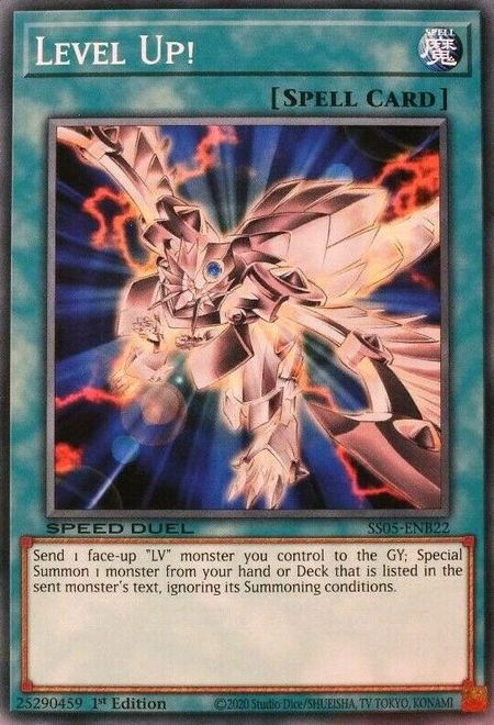 Level Up! - Speed Duel Decks: Twisted Nightmares YuGiOh trading card