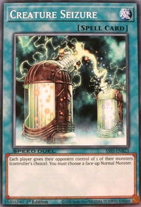 Creature Seizure - Speed Duel Decks: Twisted Nightmares (SS05) #SS05-ENB23 - Common / Short Print YuGiOh Trading Card