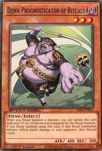 Djinn Prognosticator of Rituals - Speed Duel Decks: Match of the Millennium (SS04) #SS04-ENB15 - Common / Short Print YuGiOh Trading Card