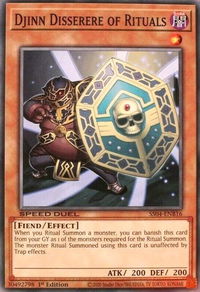 Djinn Disserere of Rituals - Speed Duel Decks: Match of the Millennium (SS04) #SS04-ENB16 - Common / Short Print YuGiOh Trading Card