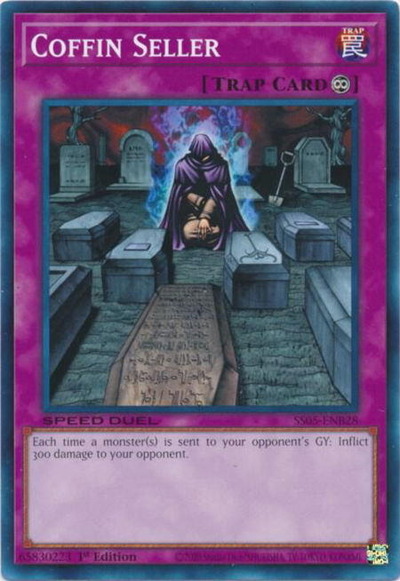 Coffin Seller - Speed Duel Decks: Twisted Nightmares YuGiOh trading card