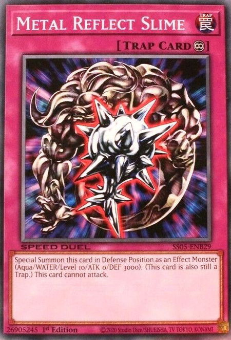 Metal Reflect Slime - Speed Duel Decks: Twisted Nightmares YuGiOh trading card