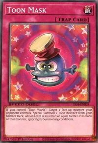 Toon Mask - Speed Duel Decks: Match of the Millennium (SS04) #SS04-ENB24 - Common / Short Print YuGiOh Trading Card