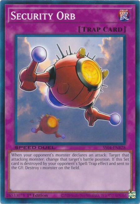Security Orb - Speed Duel Decks: Match of the Millennium YuGiOh trading card