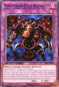 Thousand-Eyes Restrict - Speed Duel Decks: Match of the Millennium (SS04) #SS04-ENB30 - Common / Short Print YuGiOh Trading Card