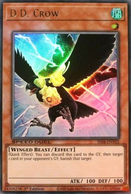 D.D. Crow - Speed Duel Decks: Match of the Millennium YuGiOh trading card