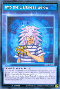 Into the Darkness Below - Speed Duel Decks: Twisted Nightmares (SS05) #SS05-ENS02 - Common / Short Print YuGiOh Trading Card