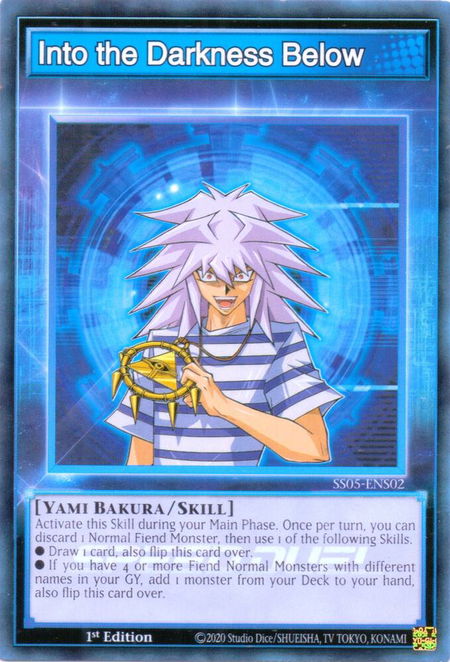 Into the Darkness Below - Speed Duel Decks: Twisted Nightmares YuGiOh trading card