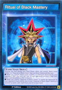 Ritual of Black Mastery - Speed Duel Decks: Match of the Millennium (SS04) #SS04-ENS01 - Common / Short Print YuGiOh Trading Card