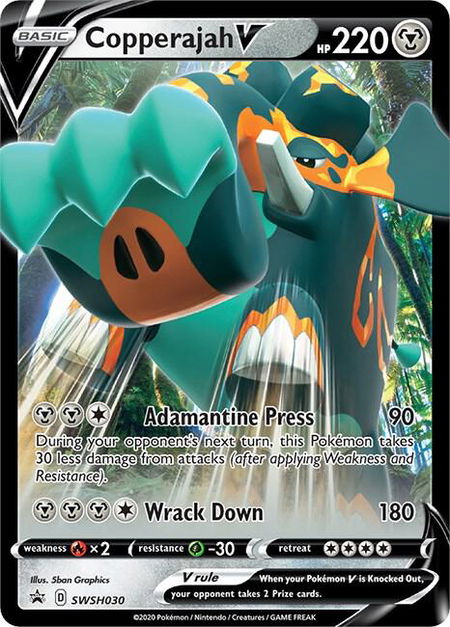 Copperajah V - SWSH030 - SWSH: Sword & Shield Promo Cards Pokémon trading card