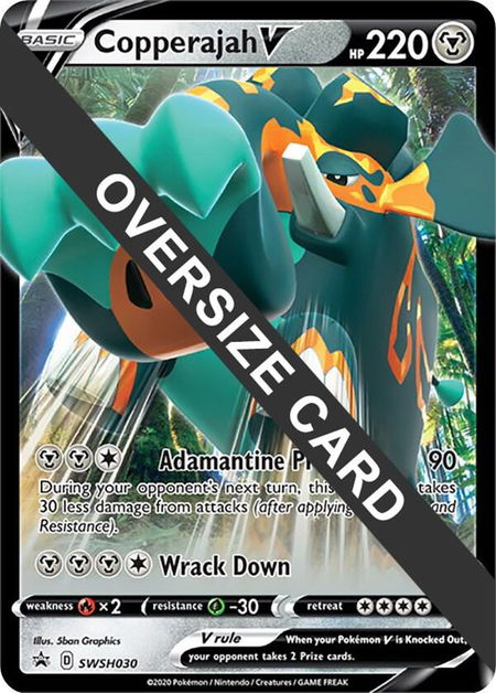 Copperajah V - SWSH030 - Jumbo Cards Pokémon trading card