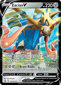 Zacian V - SWSH018 - SWSH: Sword & Shield Promo Cards (SWSD) #SWSH018 - Promo Pokémon Trading Card