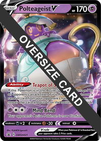 Polteageist V - SWSH021 - Jumbo Cards (PR) #SWSH021 - Promo Pokémon Trading Card