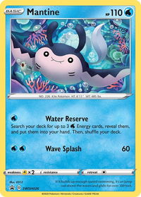 Mantine - SWSH026 - SWSH: Sword & Shield Promo Cards (SWSD) #SWSH026 - Promo Pokémon Trading Card