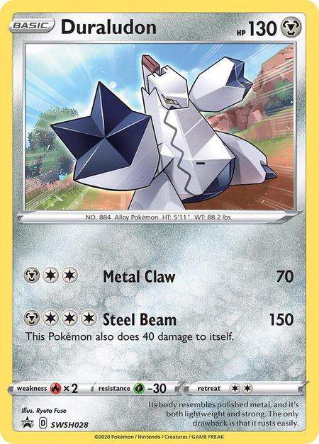 Duraludon - SWSH028 - SWSH: Sword & Shield Promo Cards Pokémon trading card