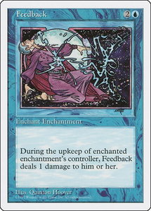 Feedback - Fifth Edition (5ED) #85 - Uncommon Magic: The Gathering Trading Card