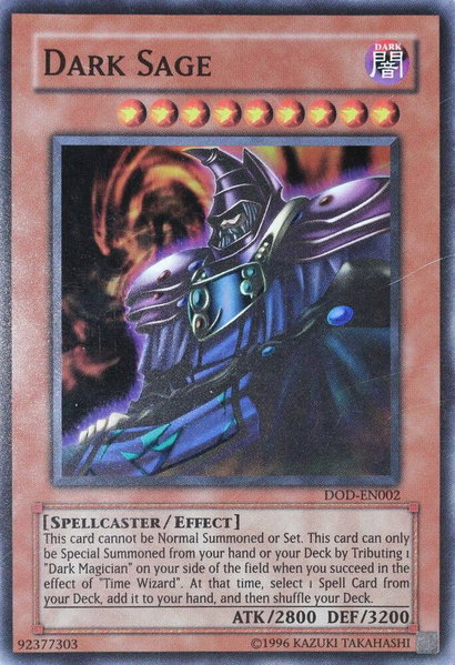Dark Sage (EU) trading card from Dawn of Destiny Xbox Dark Sage (EU) - Dawn of Destiny Xbox YuGiOh trading card