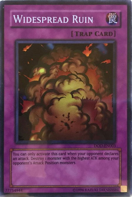 Widespread Ruin (EU) trading card from Dawn of Destiny Xbox Widespread Ruin (EU) - Dawn of Destiny Xbox YuGiOh trading card