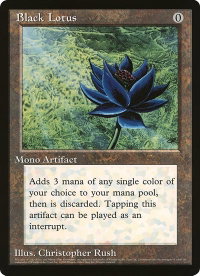 Black Lotus (Scrye Magazine) - Oversize Cards (OVER) #null - Promo Magic: The Gathering Trading Card