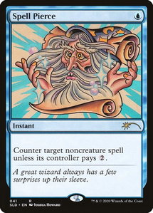 Spell Pierce - Secret Lair Drop Series (SLD) #41 - Promo Magic: The Gathering Trading Card
