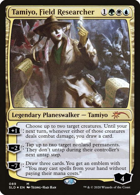 Tamiyo, Field Researcher trading card from Secret Lair Drop Series Tamiyo, Field Researcher - Secret Lair Drop Series Magic: The Gathering trading card