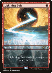 Lightning Bolt (083) - Secret Lair Drop Series (SLD) #83 - Promo Magic: The Gathering Trading Card