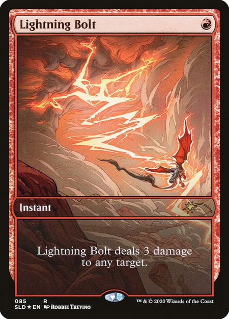 Lightning Bolt (085) trading card from Secret Lair Drop Series Lightning Bolt (085) - Secret Lair Drop Series Magic: The Gathering trading card