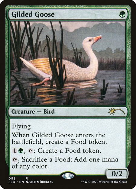Gilded Goose trading card from Secret Lair Drop Series Gilded Goose - Secret Lair Drop Series Magic: The Gathering trading card