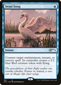 Swan Song (091) - Secret Lair Drop Series (SLD) #91 - Promo Magic: The Gathering Trading Card
