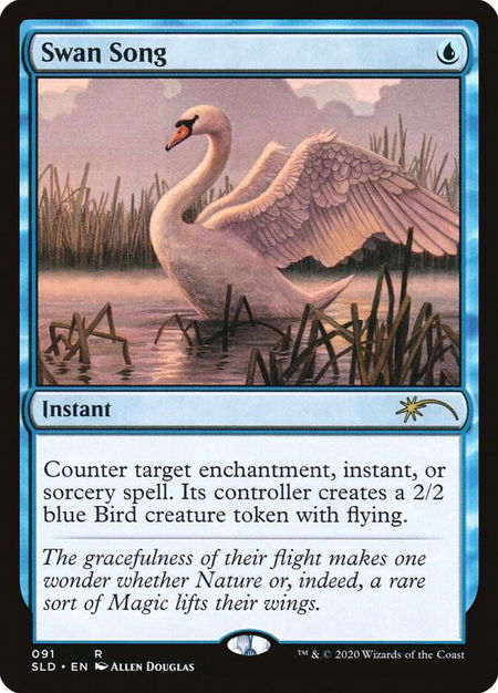 Swan Song (091) trading card from Secret Lair Drop Series Swan Song (091) - Secret Lair Drop Series Magic: The Gathering trading card