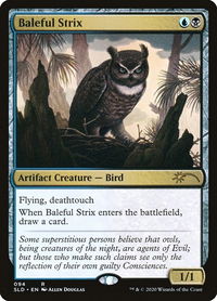 Baleful Strix (094) - Secret Lair Drop Series (SLD) #94 - Promo Magic: The Gathering Trading Card