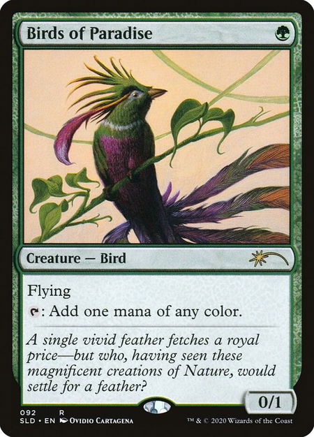 Birds of Paradise (92) trading card from Secret Lair Drop Series Birds of Paradise (92) - Secret Lair Drop Series Magic: The Gathering trading card