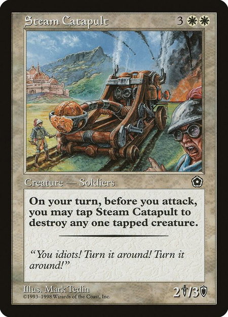 Steam Catapult - Portal Second Age Magic: The Gathering trading card