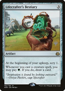 Lifecrafter's Bestiary - Promo Pack: Ikoria (PPIKO) #162p - Rare Magic: The Gathering Trading Card