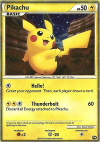 Pikachu (English) - Pikachu World Collection Promos (PWCP) #PW 1 - Promo Pokémon Trading Card
