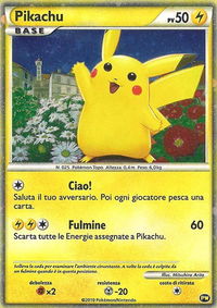 Pikachu (Italian) - Pikachu World Collection Promos (PWCP) #PW 2 - Promo Pokémon Trading Card