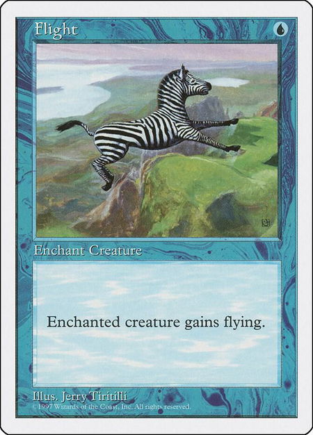 Flight trading card from Fifth Edition Flight - Fifth Edition Magic: The Gathering trading card