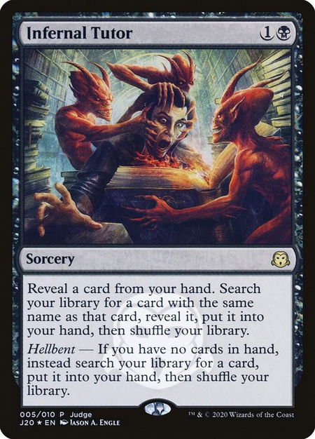 Infernal Tutor - Judge Promos Magic: The Gathering trading card