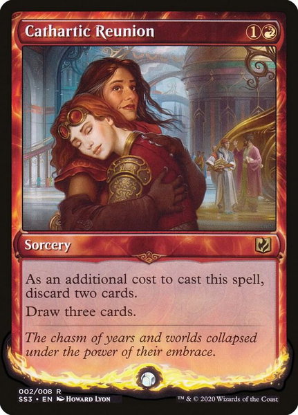 Cathartic Reunion trading card from Signature Spellbook: Chandra Cathartic Reunion - Signature Spellbook: Chandra Magic: The Gathering trading card