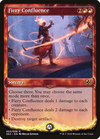 Fiery Confluence - Signature Spellbook: Chandra (SS3) #3 - Rare Magic: The Gathering Trading Card
