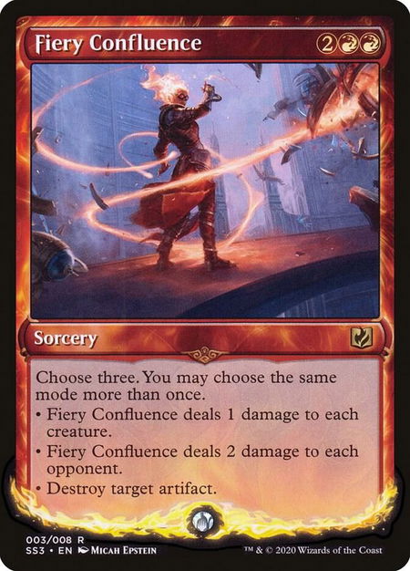 Fiery Confluence trading card from Signature Spellbook: Chandra Fiery Confluence - Signature Spellbook: Chandra Magic: The Gathering trading card