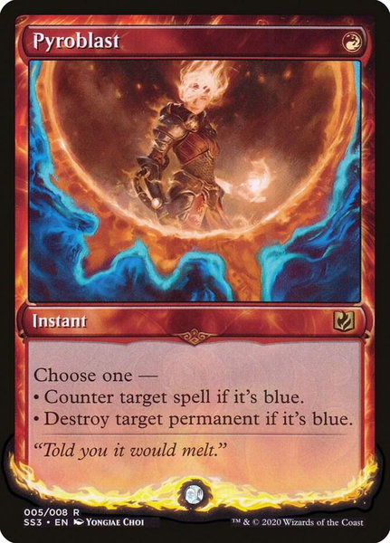 Pyroblast - Signature Spellbook: Chandra Magic: The Gathering trading card