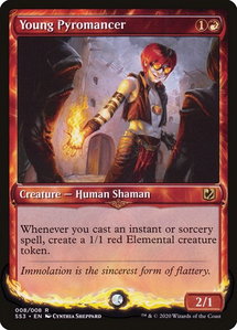 Young Pyromancer - Signature Spellbook: Chandra (SS3) #8 - Rare Magic: The Gathering Trading Card