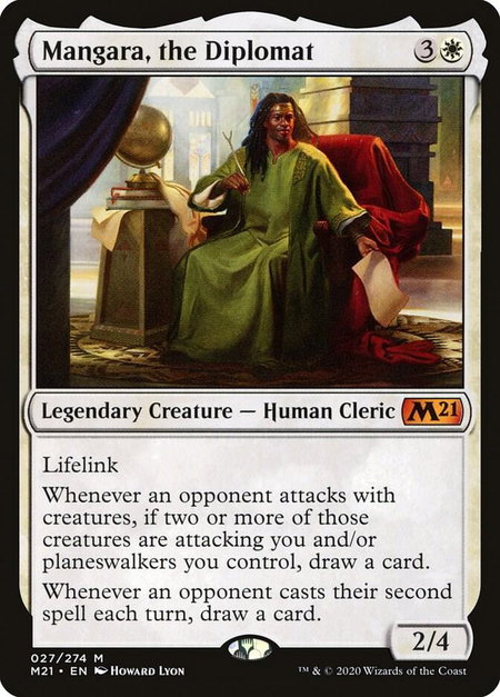 Mangara, the Diplomat - Core Set 2021 Magic: The Gathering trading card
