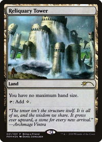 Reliquary Tower (Bring a Friend Promo) - Unique and Miscellaneous Promos (UMP) #1 - Promo Magic: The Gathering Trading Card
